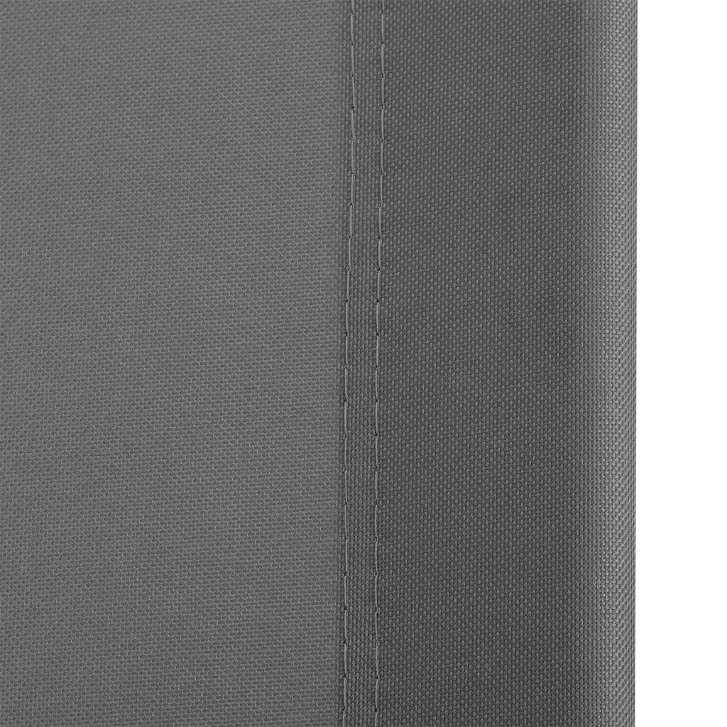 طقم من كرسيي استرخاء قابلين للطي للاستخدام الخارجي، كراسي تشمس بظهر قابل للإمالة، شبكة قابلة للتنفس للفناء والشاطئ، أسود