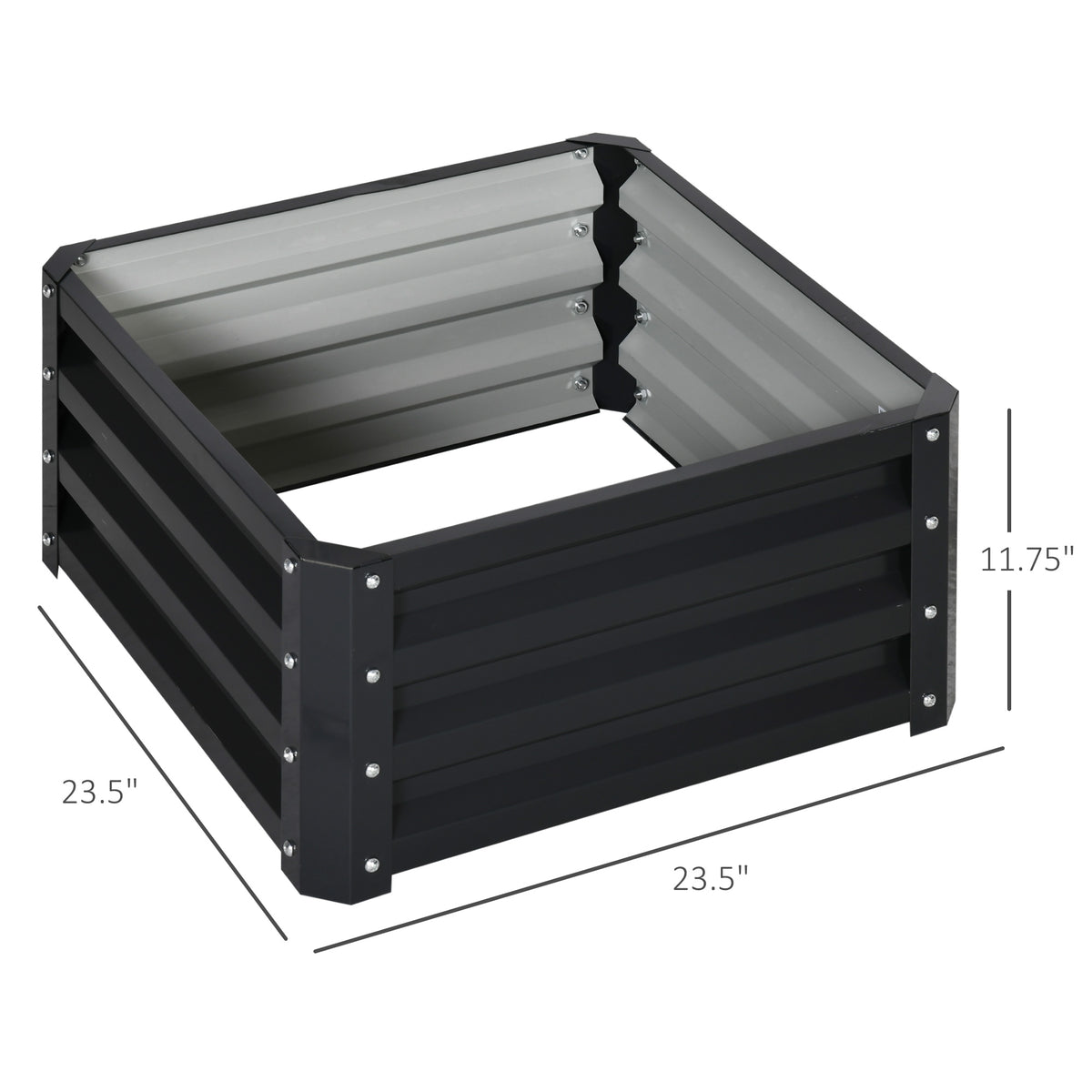2' x 2' x 1' ክልተ ክፋል ዝበረኸ ኣታኽልቲ ዝተሰርሐሉ ብጋልቫናይዝድ ሓጺን ዝተሰርሐ ማእቀፍ ንኣታኽልቲ፡ ዕምባባታት፡ ቅመማት፡ ሓምላይ