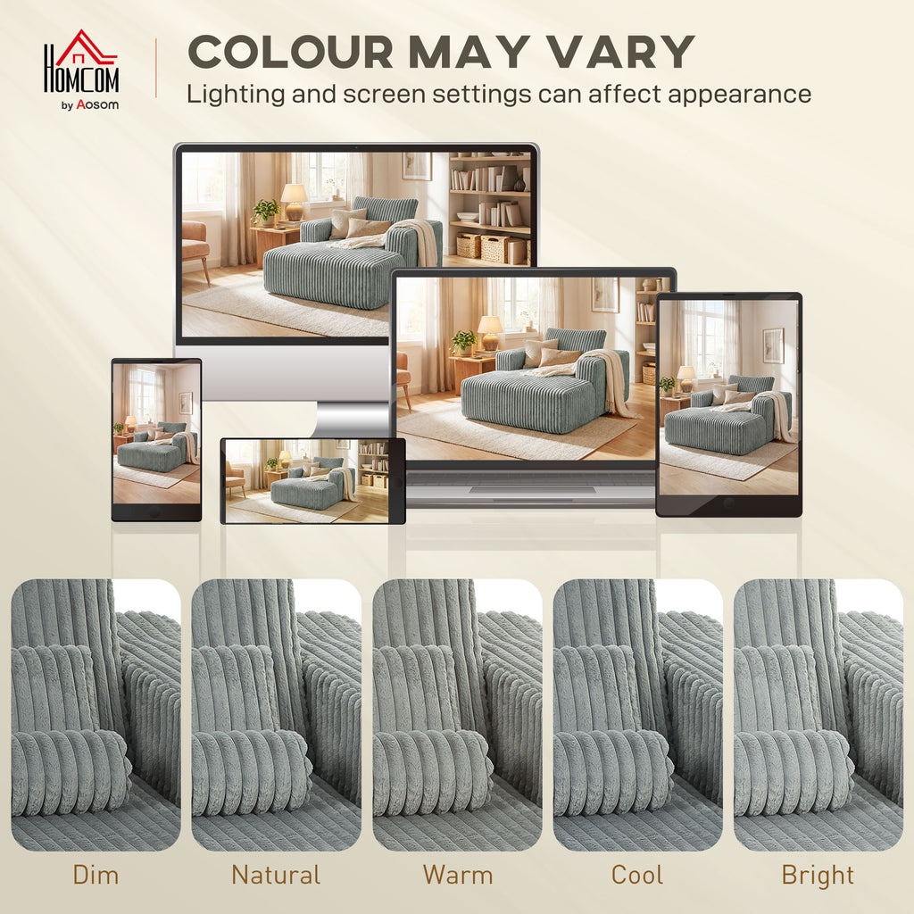 Sofa Bed, Sleeper Chair Bed with Pillow, Single, Grey