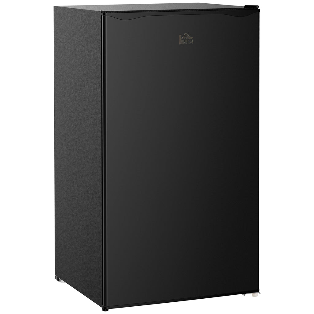 Compact Refrigerator, Mini Fridge with Freezer, Adjustable Shelf, Mechanical Thermostat and Reversible Door, White
