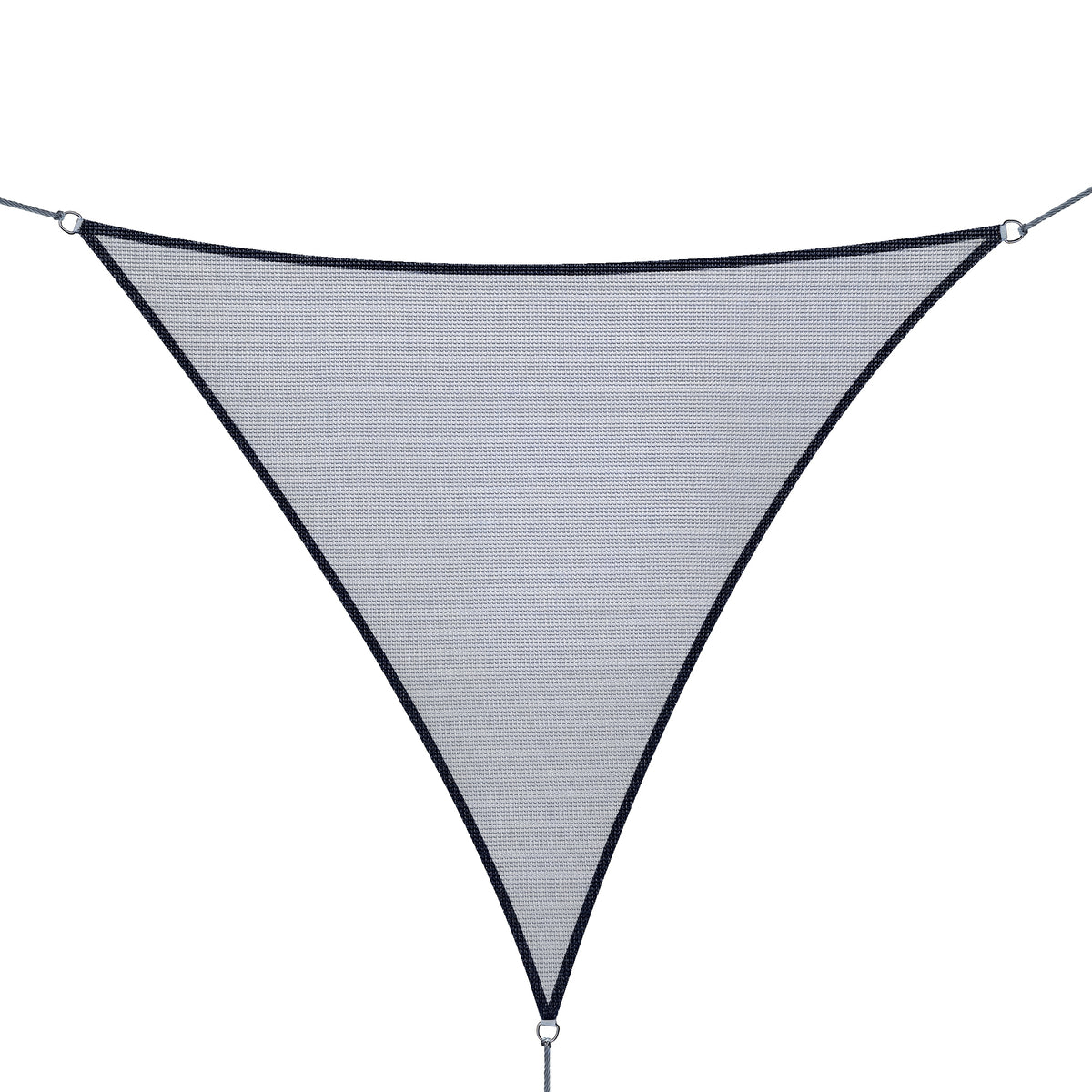 Triangle 10' Canopy Sun Sail Shade Garden Cover UV Protector Outdoor Patio Lawn Shelter with Carrying Bag Grey