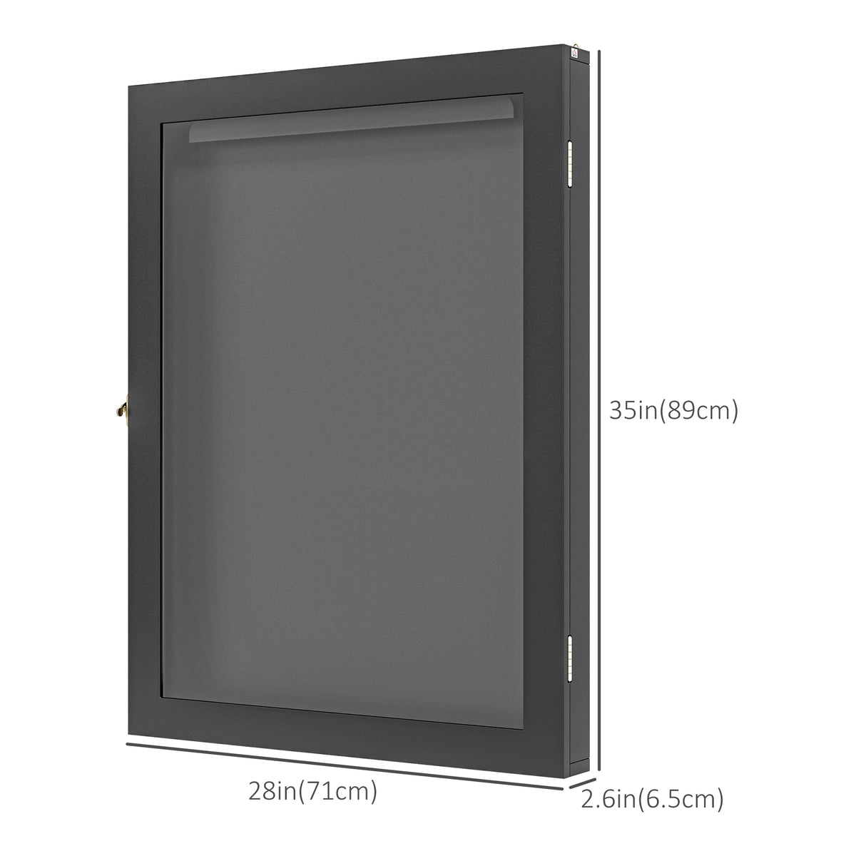 24" x 32" Hockey Jersey Frame, Jersey Shadow Box for Basketball, Football, Baseball, Black