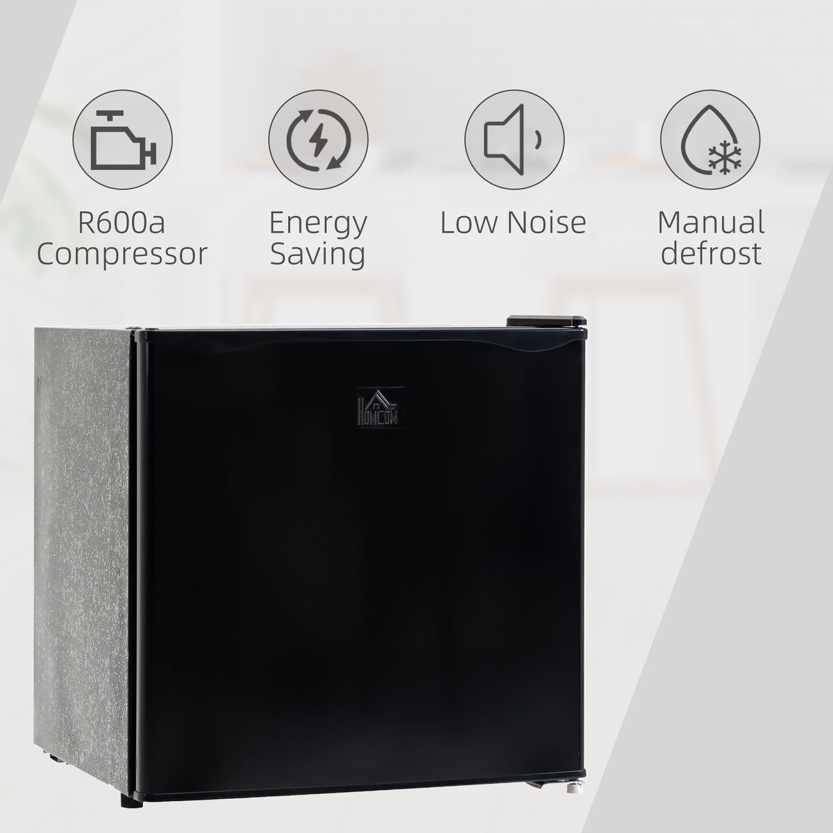 1.1 Cu. Ft. Mini Freezer, Compact Upright Freezer with Reversible Door, Removable Shelf, Adjustable Temperature, White