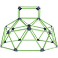 Qaba Climbing Dome, 6FT Geometric Dome Climber, Indoor Outdoor Jungle Gym Playground for Kids 3-8 Boys Girls, Green