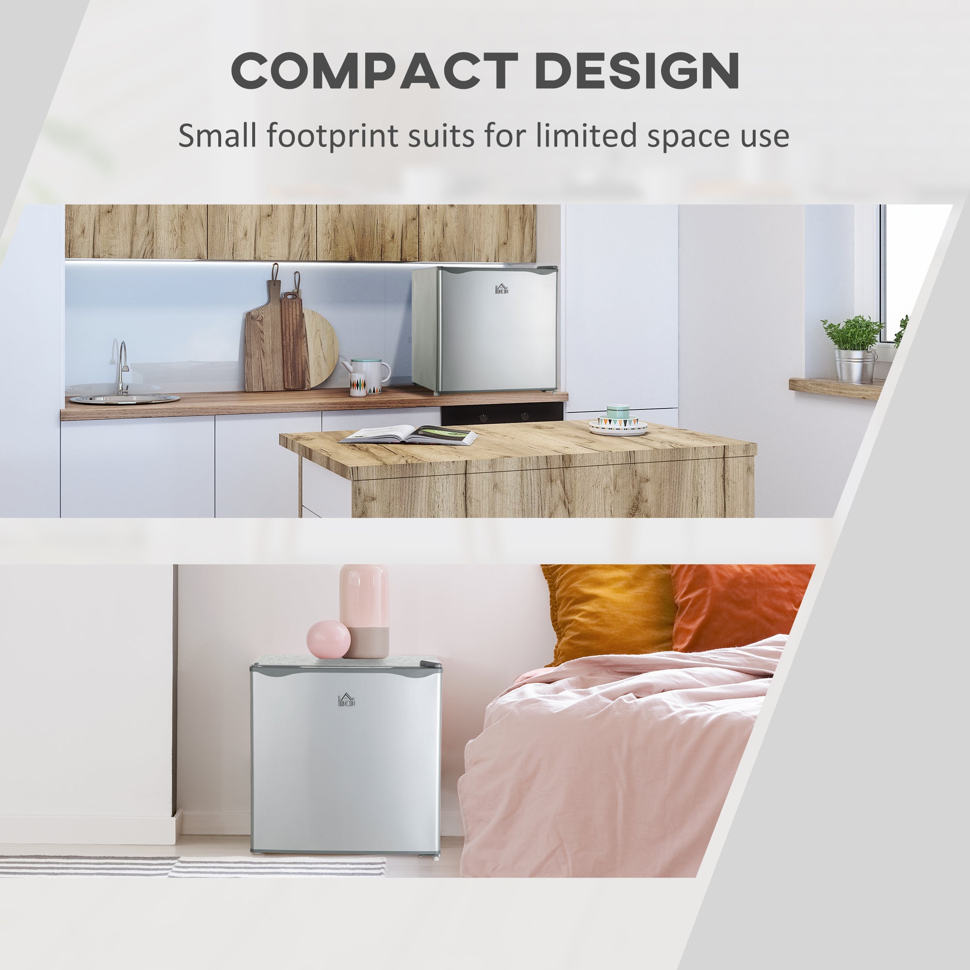 1.1 Cu. Ft. Mini Freezer, Compact Upright Freezer with Reversible Door, Removable Shelf, Adjustable Temperature, White