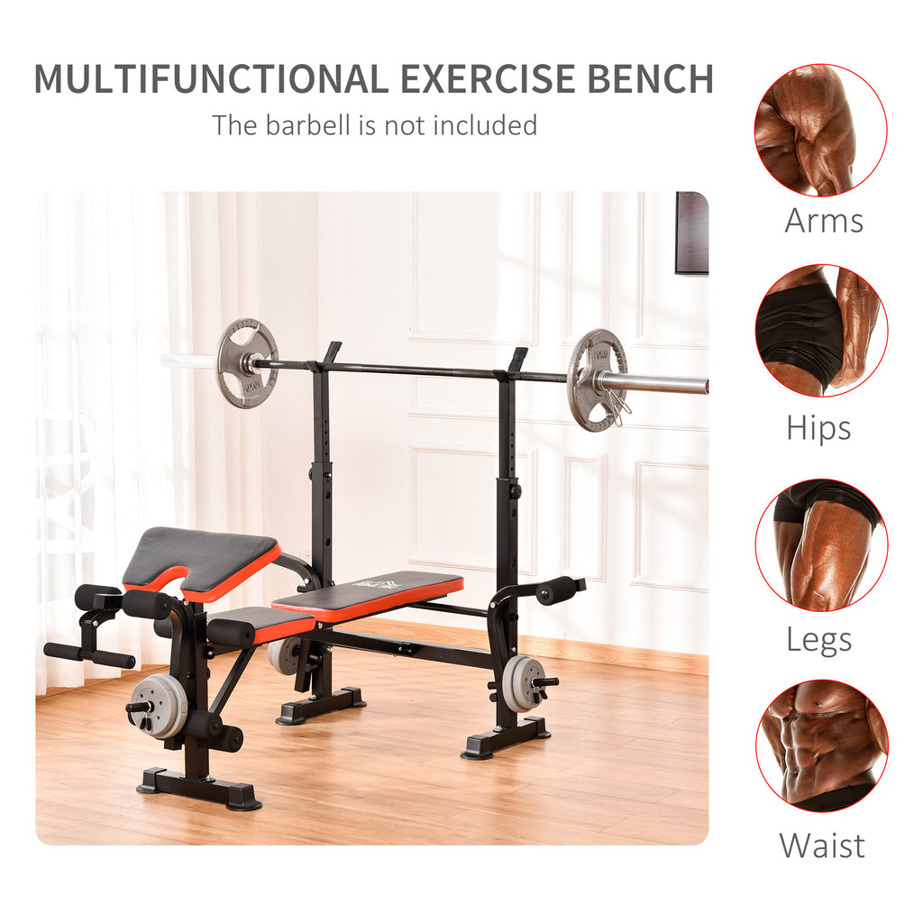 Soozier Adjustable Weight Bench for Weight Lifting and Strength Training