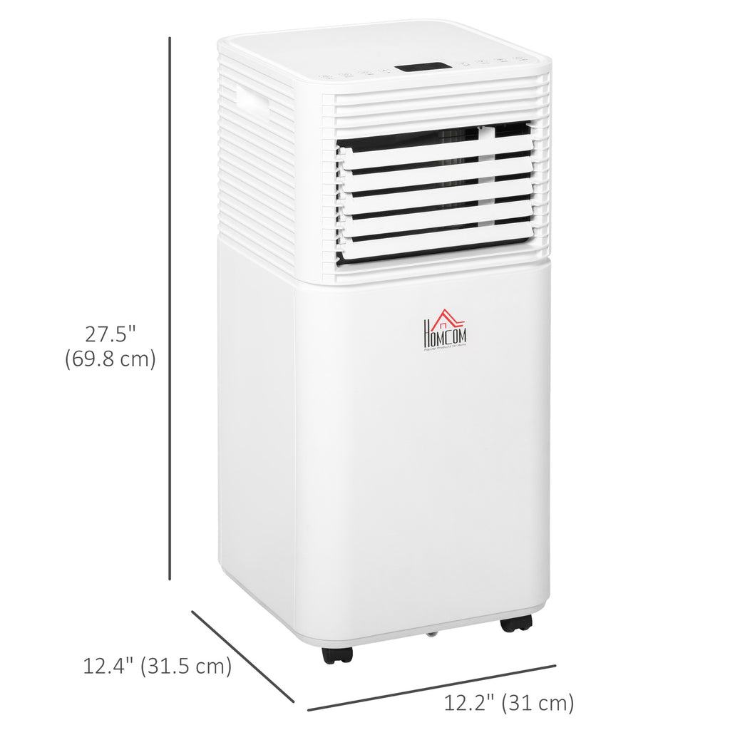 8000 BTU ተንቀሳቓሲ ኣየር ኮንዲሽነር ምስ ፋንን ደርቂ ኣየር ማውጣእን፣ ጸጥታ ዘለዎ ኣየር ኮንዲሽነር ምስ ርሑቕ ቁጽጽር፣ 24-ሰዓት ሰዓት ተቆጻጽሪ፣ ጻዕዳ