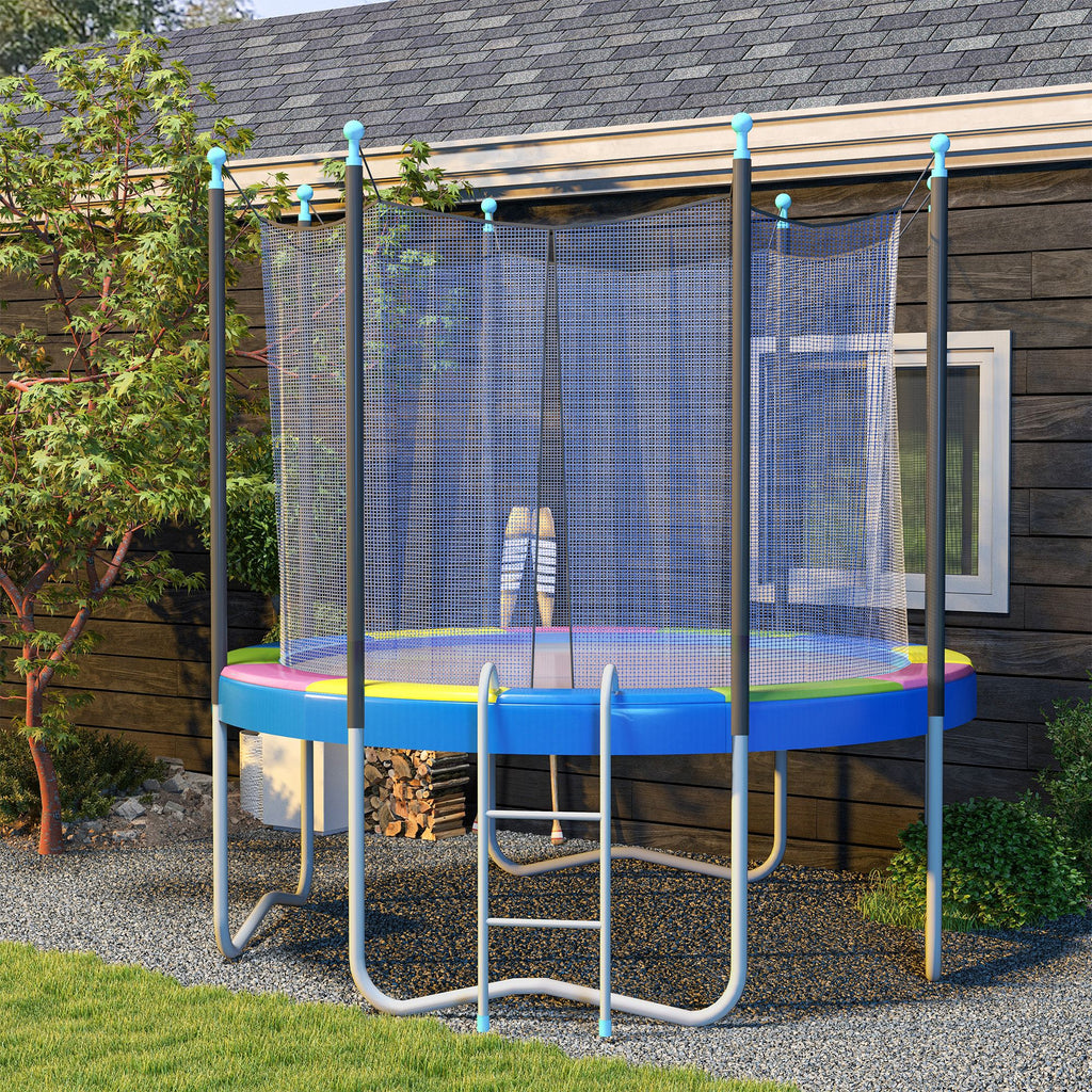 Soozier 14FT Trampoline Spring Cover, Trampoline Pad Replacement, Waterproof and Tear-Resistant, All-Weather Trampoline Accessories, Multi-Colored