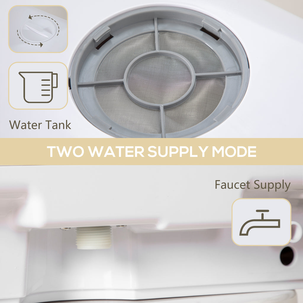 Portable Dishwasher, Counter Dishwasher with 4 Place Settings, 5 Washing Programs, Air-Dry Function, 6L Water Tank