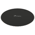 Soozier Trampoline Replacement Mat, Fits 14' Trampoline w/ 80 V-Hooks & 5.5" Springs (Spring & Frame not Included), Black