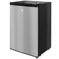Upright Freezer, 3 Cu.Ft Mini Freezer with Reversible Single Door, Adjustable Thermostat for Home, Dorm, Silver
