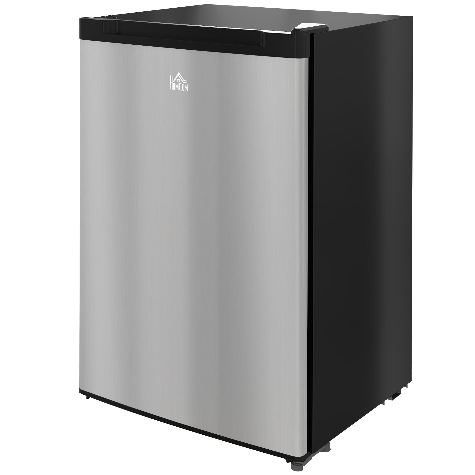 Upright Freezer, 3 Cu.Ft Mini Freezer with Reversible Single Door, Adjustable Thermostat for Home, Dorm, Silver