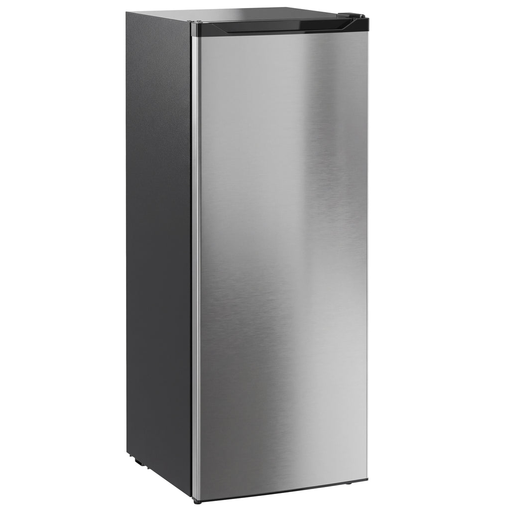 7.0 Cu.Ft Upright Freezer, Compact Stand Up Freezer with 6 Adjustable Shelves, Reversible Door for Home Office, Silver