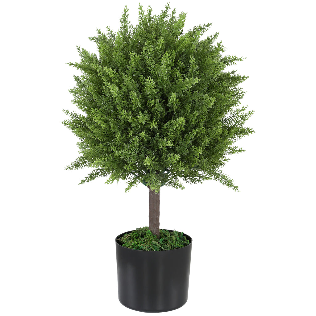 نباتات اصطناعية للزينة، أشجار الأرز الصغيرة في أصص، نباتات اصطناعية لتزيين المنزل في الداخل والخارج، أخضر