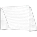 Soozier Soccer Goal, Soccer Net for Backyard, 10 x 4 ft, White