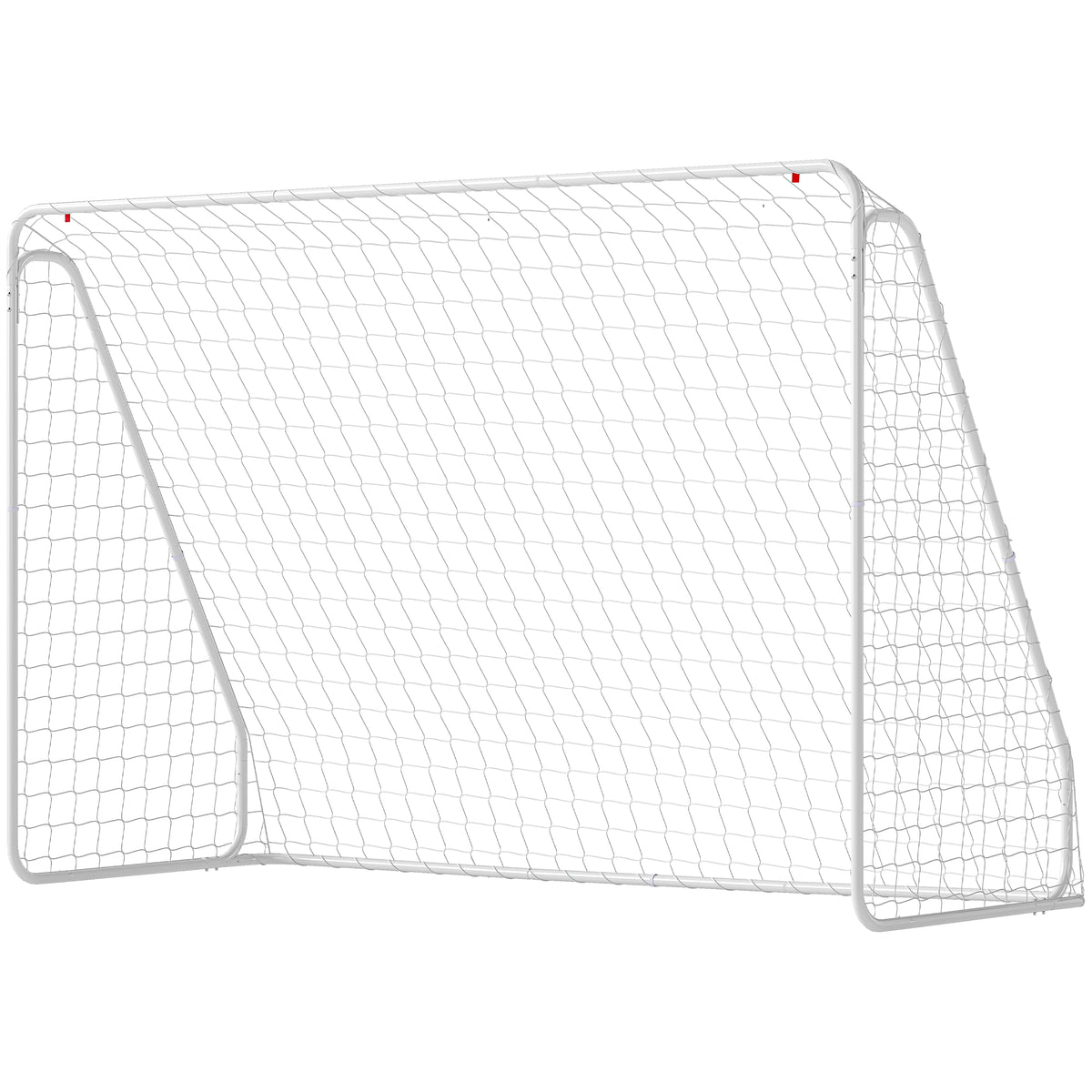 Soozier Soccer Goal, Soccer Net for Backyard, 10 x 4 ft, White