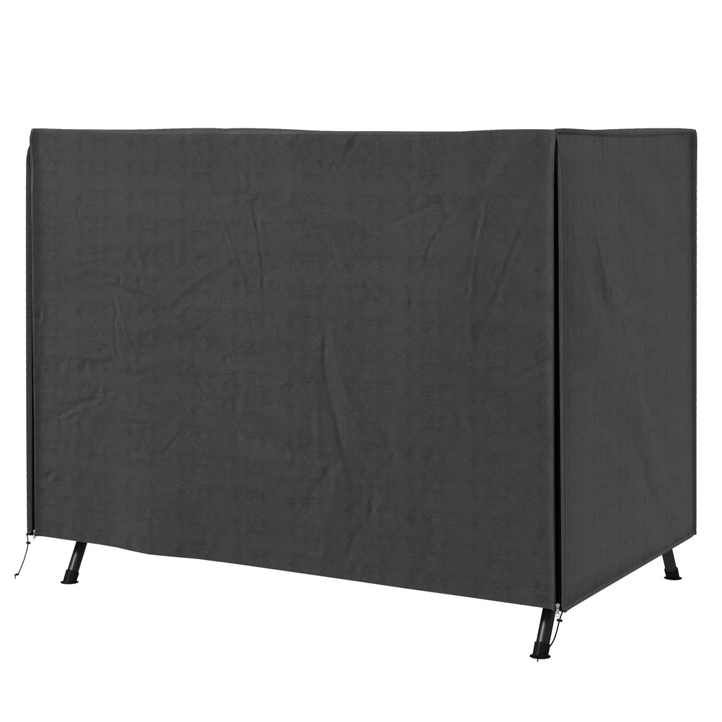 3-Seater Patio Swing Cover, Outdoor Garden Furniture Protection Hammock Glider Cover, 81" x 49" x 65", Dark Green
