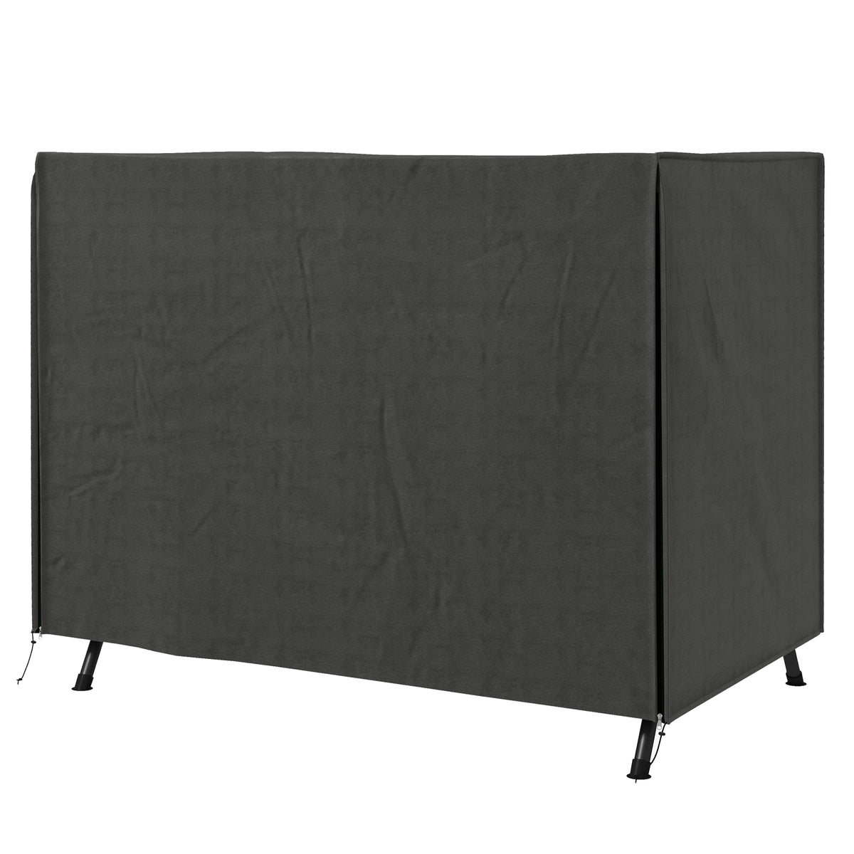 3-Seater Patio Swing Cover, Outdoor Garden Furniture Protection Hammock Glider Cover, 81" x 49" x 65", Dark Green