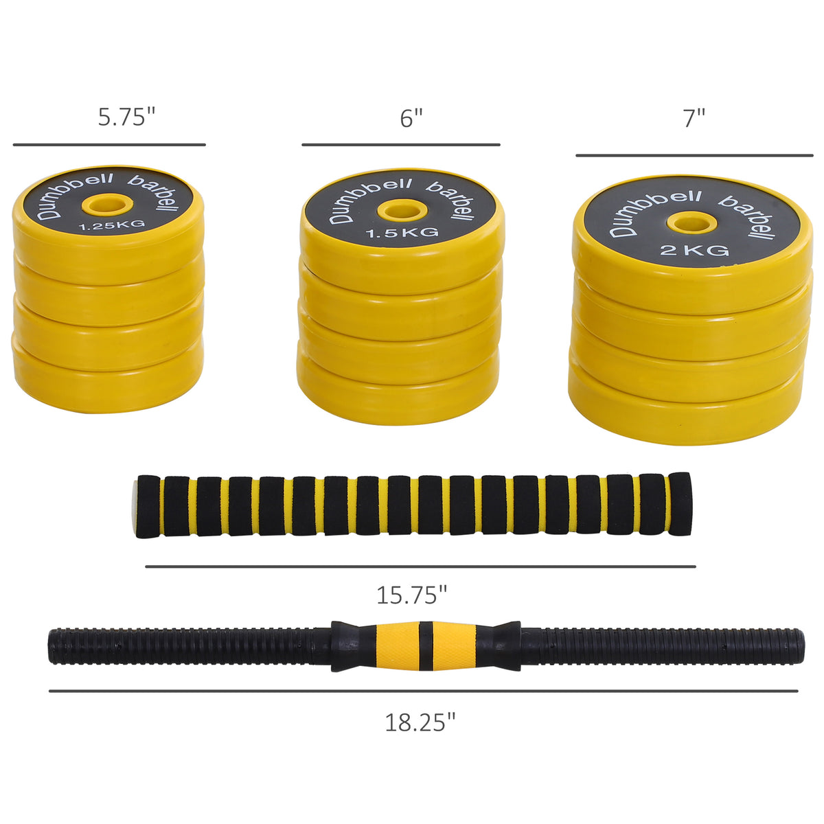 طقم أثقال قابلة للتعديل Soozier Dumbbell & Barbell بوزن 44 رطلاً، قضيب مشبك لوح لتدريبات القوة، تمارين الجسم بالكامل، بناء العضلات للرجال والنساء، منطقة رياضية منزلية، تمرين مريح