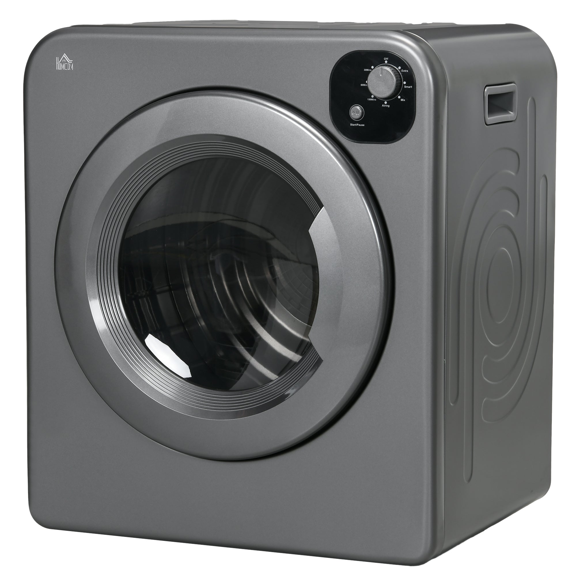 Compact Laundry Dryer Machine, 1300W, 3.22 Cu. Ft. Electric Portable Clothes Dryer with 7 Drying Modes for Apartment or Dorm, White