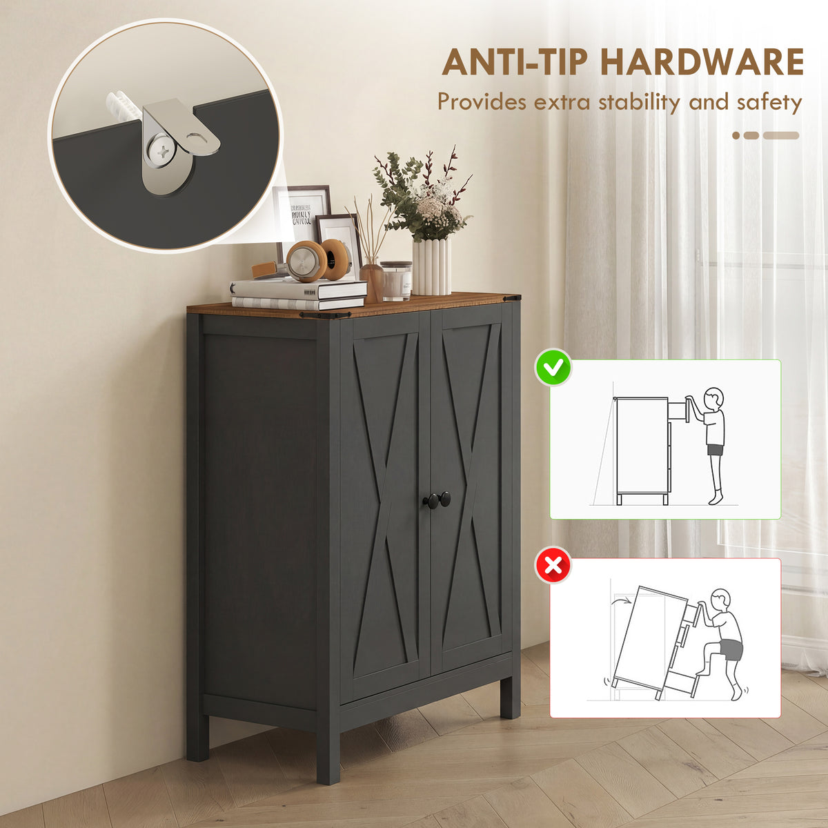 ናይ በርን ደቃቕ ዝሓዘ ናይ ጫማ ካቢኔት፣ ናይ እርሻ ቤት ናይ ጫማ መዕቆቢ ካቢኔት ምስ ተቐያያሪ መደርደሪታት፣ ክሳብ 15 ጥንዲ ዝሕዝ፣ ጻዕዳ