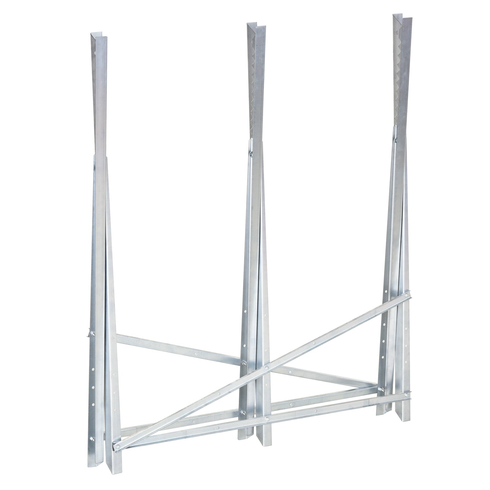 Portable Sawhorse Heavy Duty Cutting Stand Steel Adjustable Work Support, Foldable Sawhorse Stand 220 lbs Weight Capacity