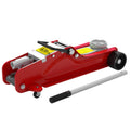 Low Profile Jack, Hydraulic Racing Floor Jack, 3.1"-15" Lifting Range, 2.5 Ton (5,000 lb) Capacity, Red