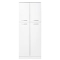 61" Pantry Cabinet, Kitchen Pantry Storage Cabinet with 2 Doors and Adjustable Shelves, Freestanding Storage Cabinet