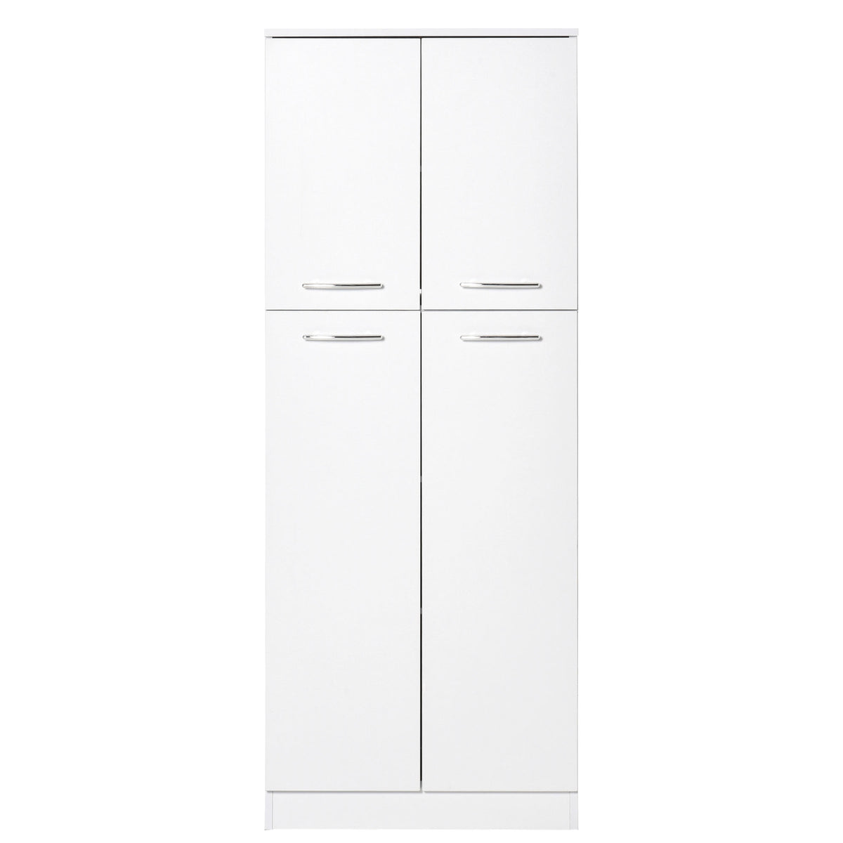 61" Pantry Cabinet, Kitchen Pantry Storage Cabinet with 2 Doors and Adjustable Shelves, Freestanding Storage Cabinet