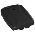 Cantilever Offset Umbrella Base Portable Square Parasol Weights with Wheels, Water and Sand Filled, Up to 165 lbs, Black