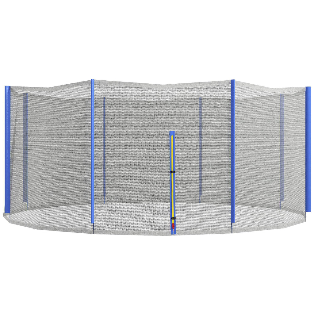 Soozier Trampoline Net Enclosure, Trampoline Netting Replacement with Zippered Entrance for 12ft Round Trampoline