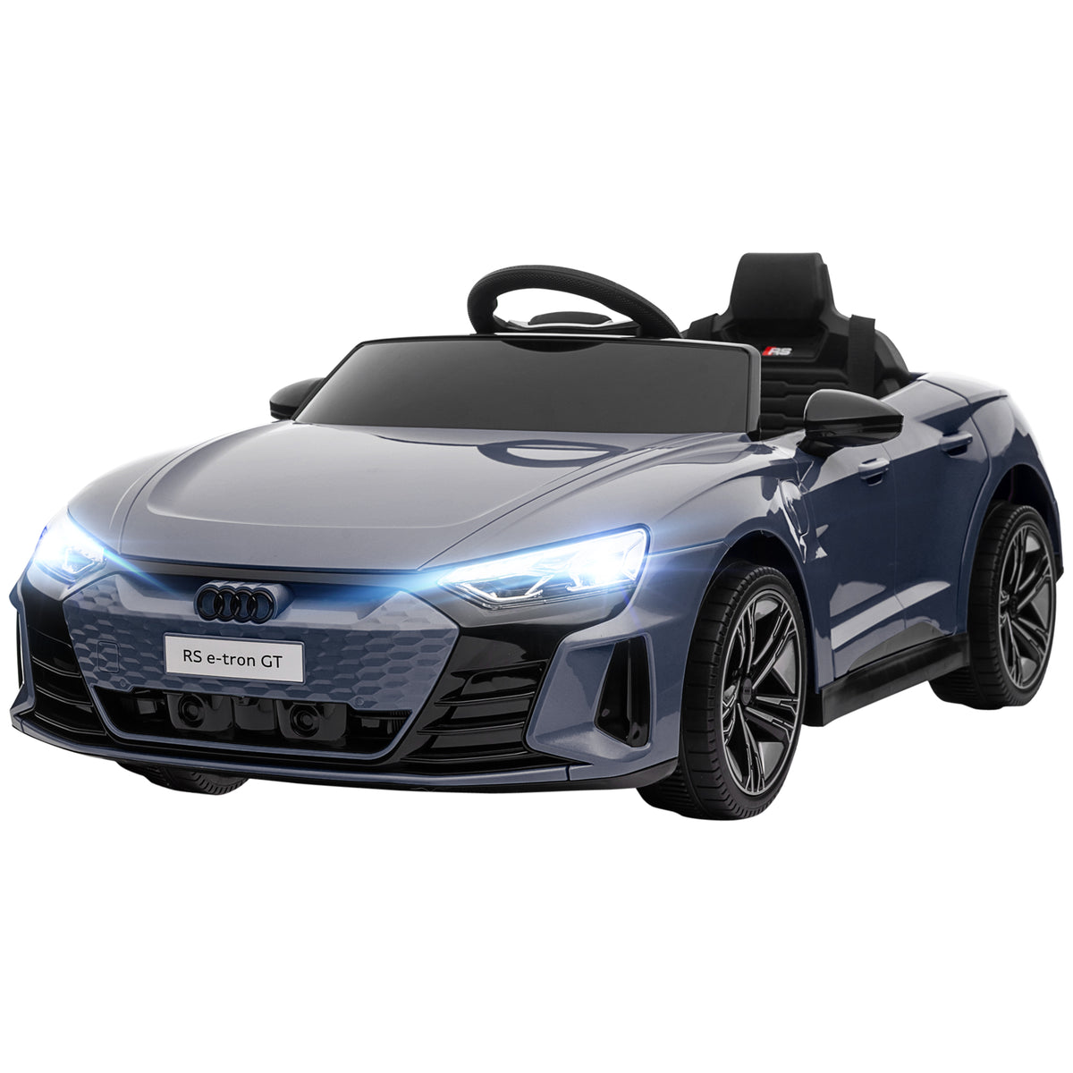 Aosom Ride-On Toy On Car ምስ ርሞት ኮንትሮል፣ 12V 3.1 MPH ኤሌክትሪክ Ride ንህጻናት ምስ ስርዓት ምቑጽጻር፣ ቕርኒ ምድዋል፣ ቐይሕ