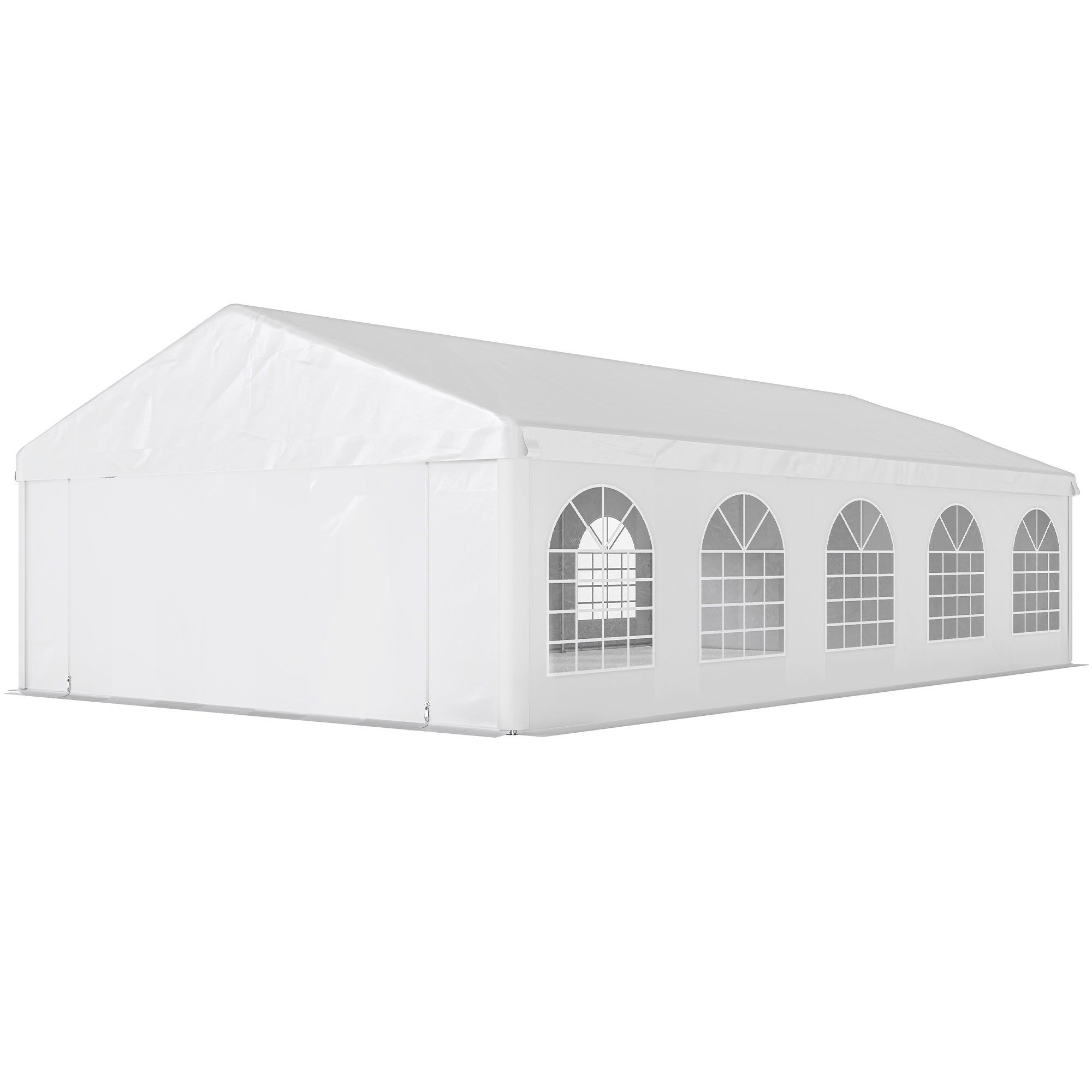 20'x33' Heavy Duty Large Party Tent & Carport with Removable Sidewalls, Portable Garage Canopy Tent, Grey