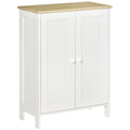 Storage Cabinet with Doors, Cupboard Organization with 2 Adjustable Shelves, Storage Solution for Living Room, Bathroom