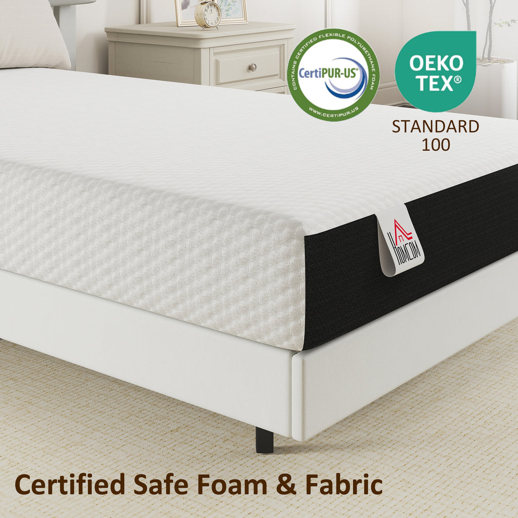 Twin Mattress 6 Inch Memory Foam Mattress in a Box, Pressure Relief & Lumbar Support, CertiPUR-US Certified, Medium Firm