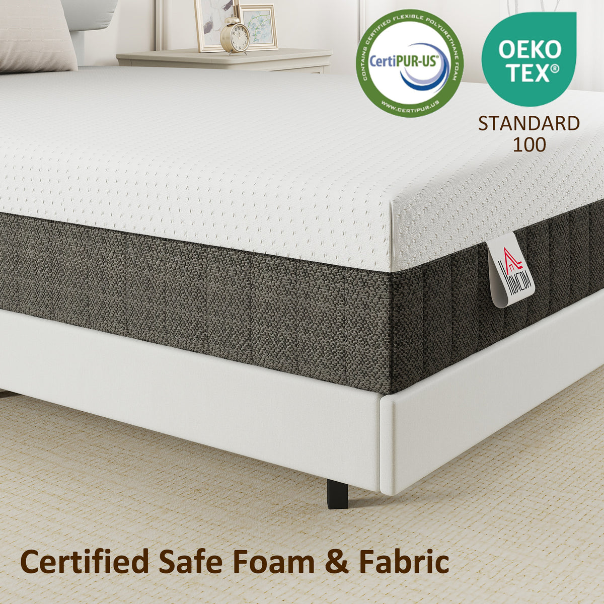 10 Inch King Mattress in a Box, Pressure Relief & Lumbar Support, CertiPUR-US Certified, Medium Firm