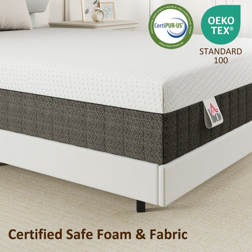 10 Inch King Mattress in a Box, Pressure Relief & Lumbar Support, CertiPUR-US Certified, Medium Firm