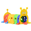 Qaba Lion Design Tunnel for Kids to Crawl Through, for 3-6 Years, Multicoloured
