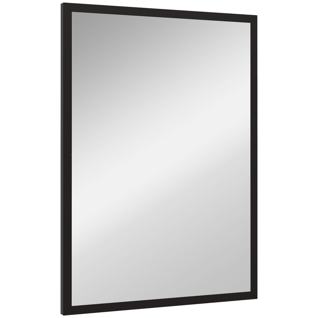 20" x 28" Bathroom Mirror for Wall, Rectangular Mirror for Living Room, Bedroom, Entryway, White