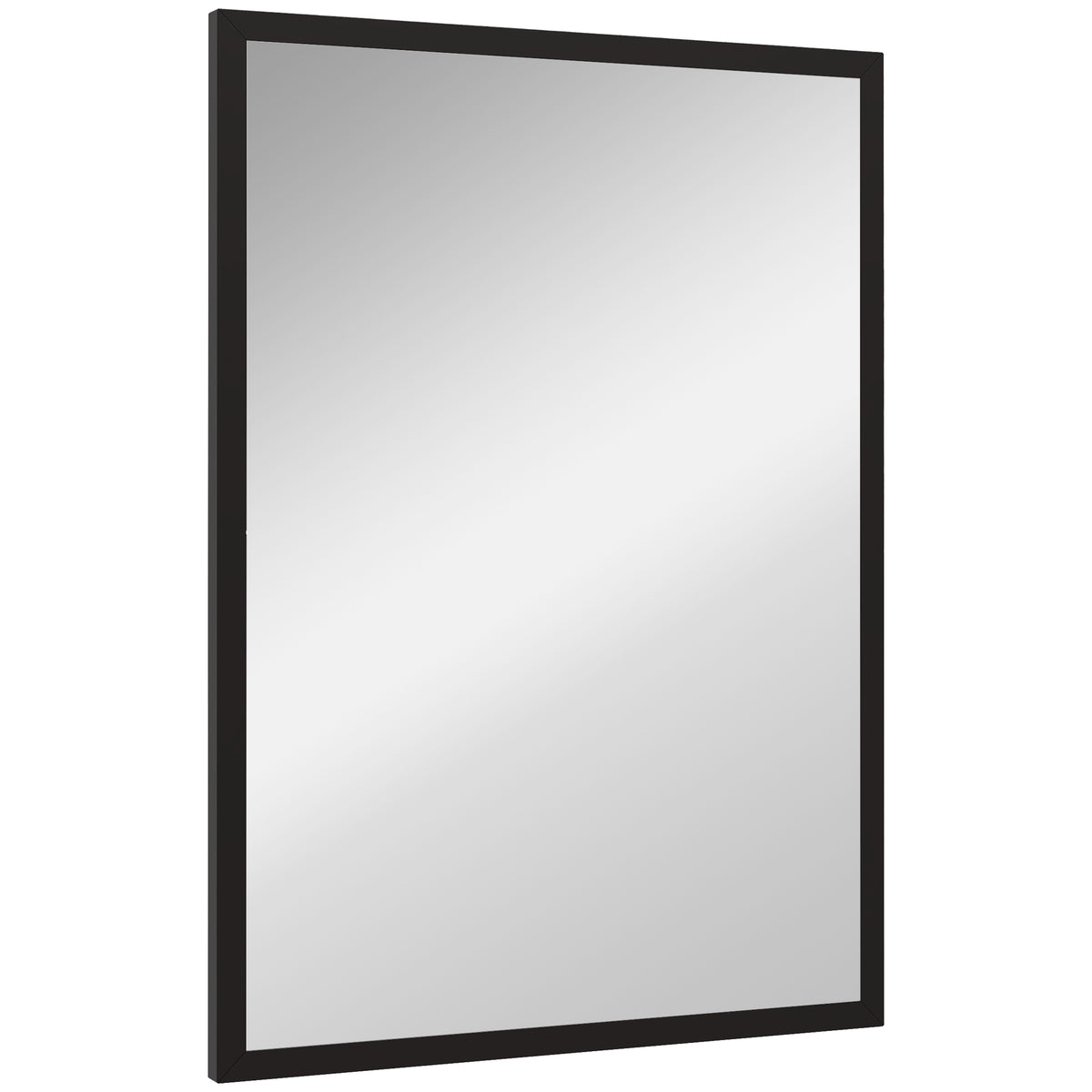 20" x 28" Bathroom Mirror for Wall, Rectangular Mirror for Living Room, Bedroom, Entryway, White