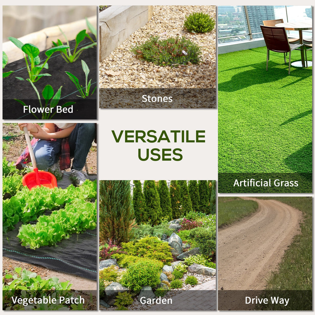 3ft x 300ft Weed Barrier, Landscape Fabric, for Greenhouse Yard Garden Weed Control, Heavy-Duty & Easy Setup, 2oz