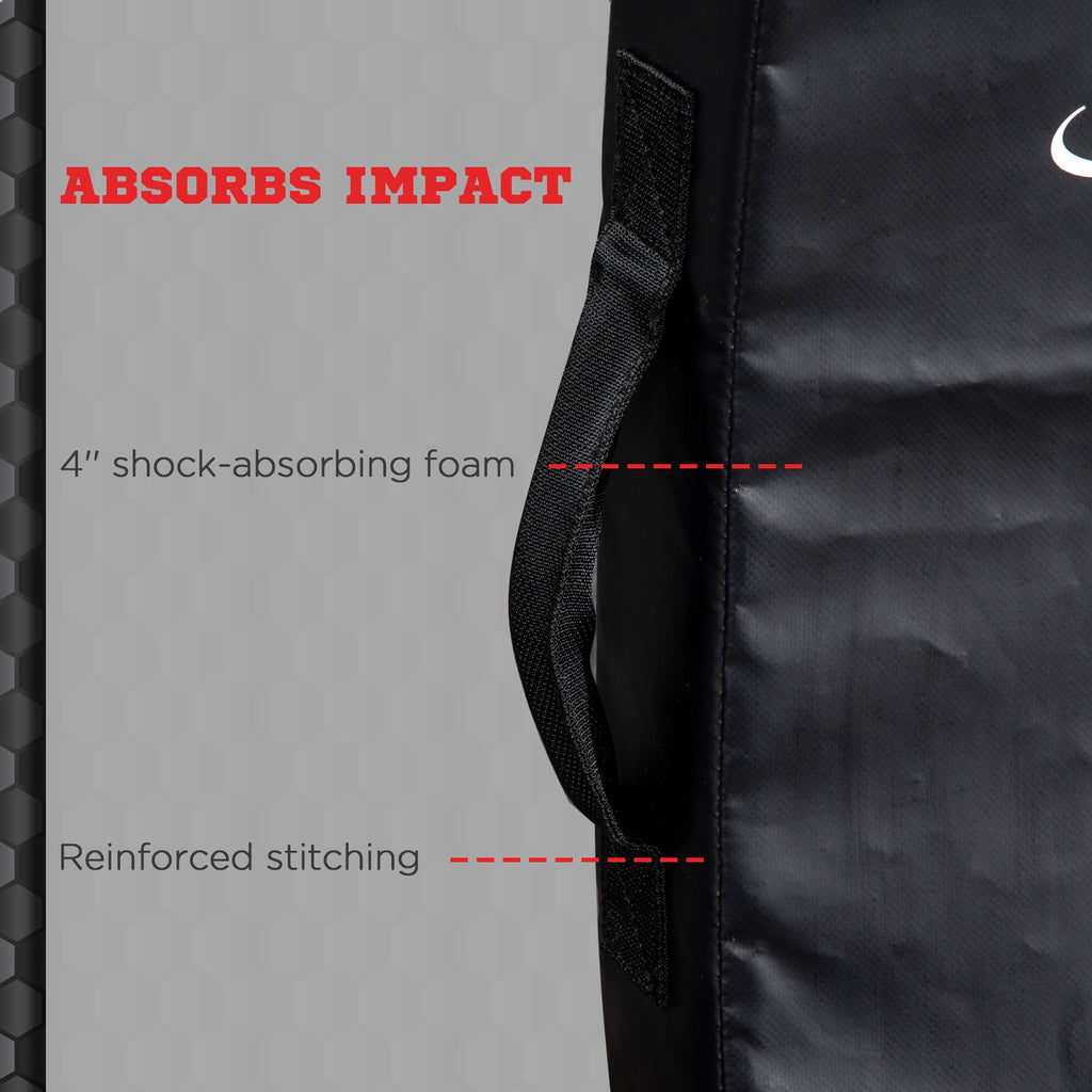 Soozier Boxing Pad, Kick Shield, Curved Muay Thai Kicking Pad, Great for MMA, Taekwondo, Krav Maga, Martial Arts, Karate