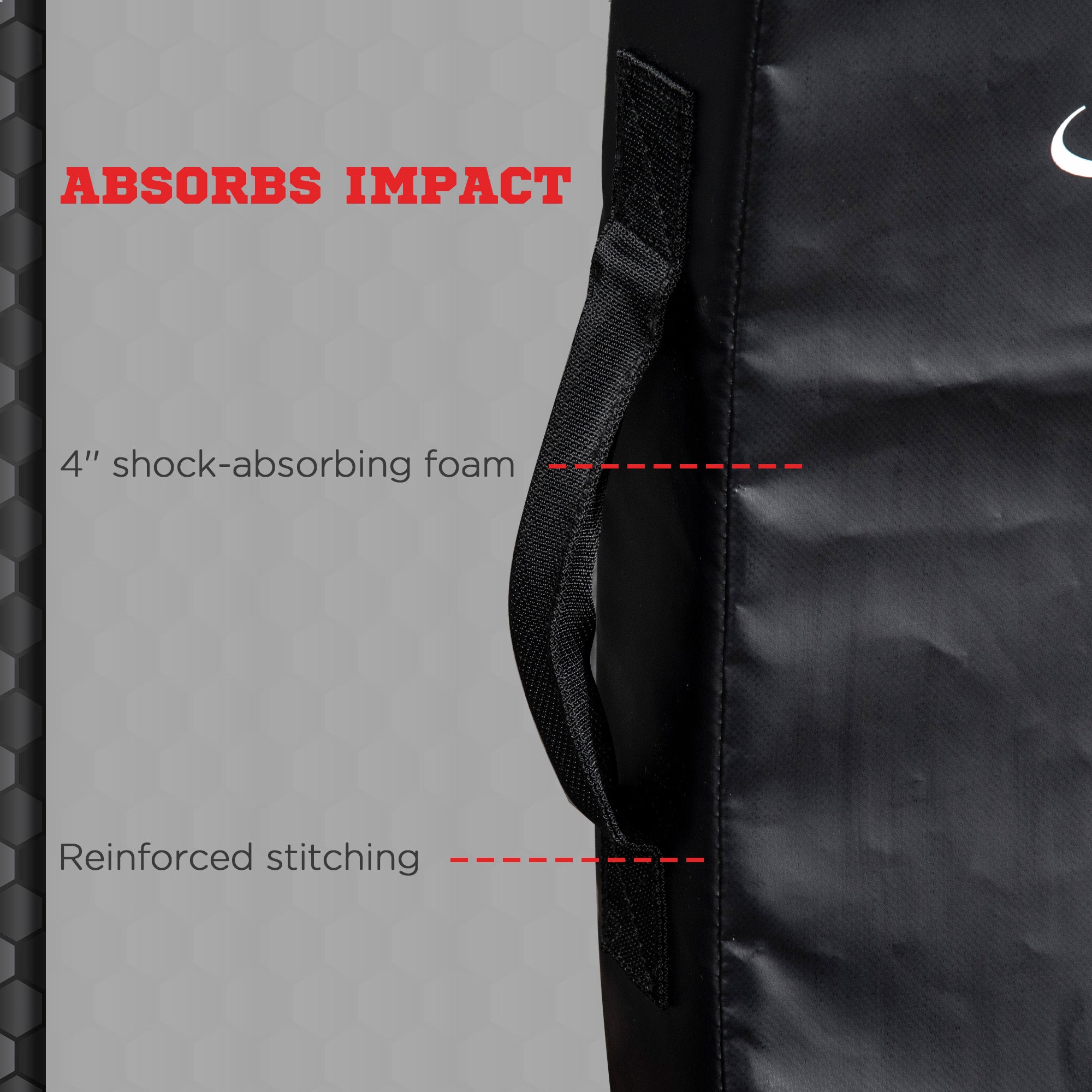 Soozier Boxing Pad, Kick Shield, Curved Muay Thai Kicking Pad, Great for MMA, Taekwondo, Krav Maga, Martial Arts, Karate