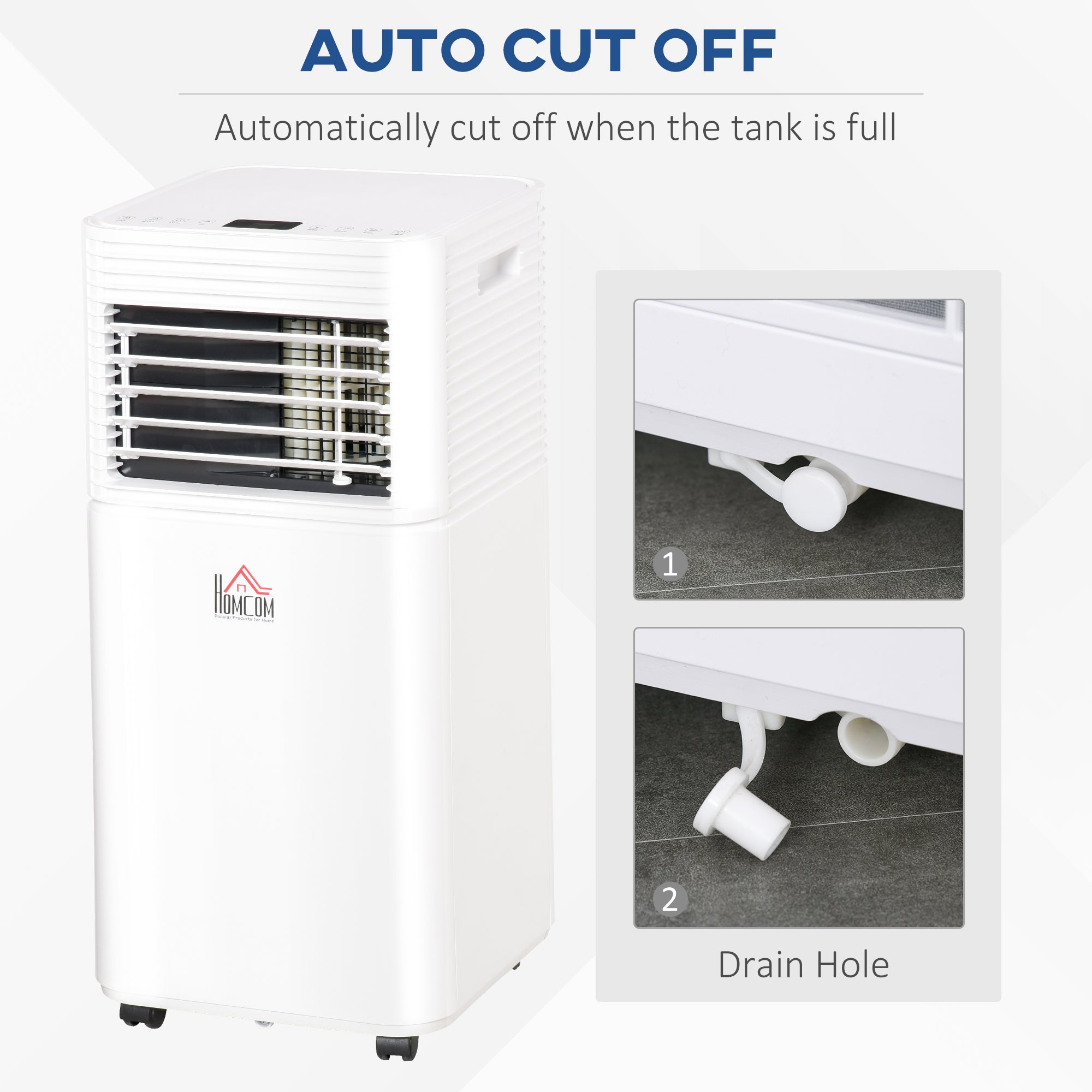 8000 BTU ተንቀሳቓሲ ኣየር ኮንዲሽነር ምስ ፋንን ደርቂ ኣየር ማውጣእን፣ ጸጥታ ዘለዎ ኣየር ኮንዲሽነር ምስ ርሑቕ ቁጽጽር፣ 24-ሰዓት ሰዓት ተቆጻጽሪ፣ ጻዕዳ
