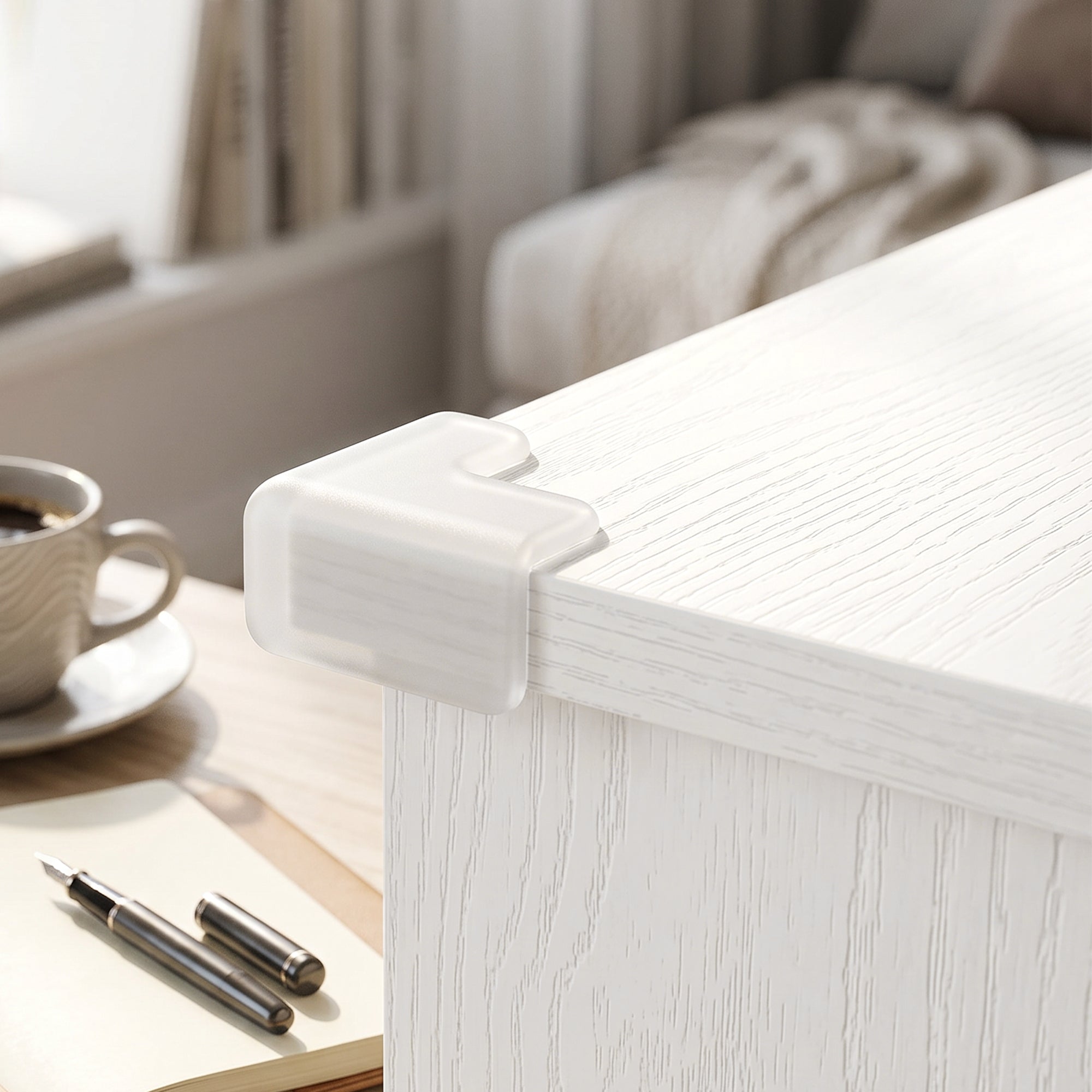 Computer Desk, Office Desk with Bookshelf, File Drawer and Legal Hanging File Holders, White Wood Grain