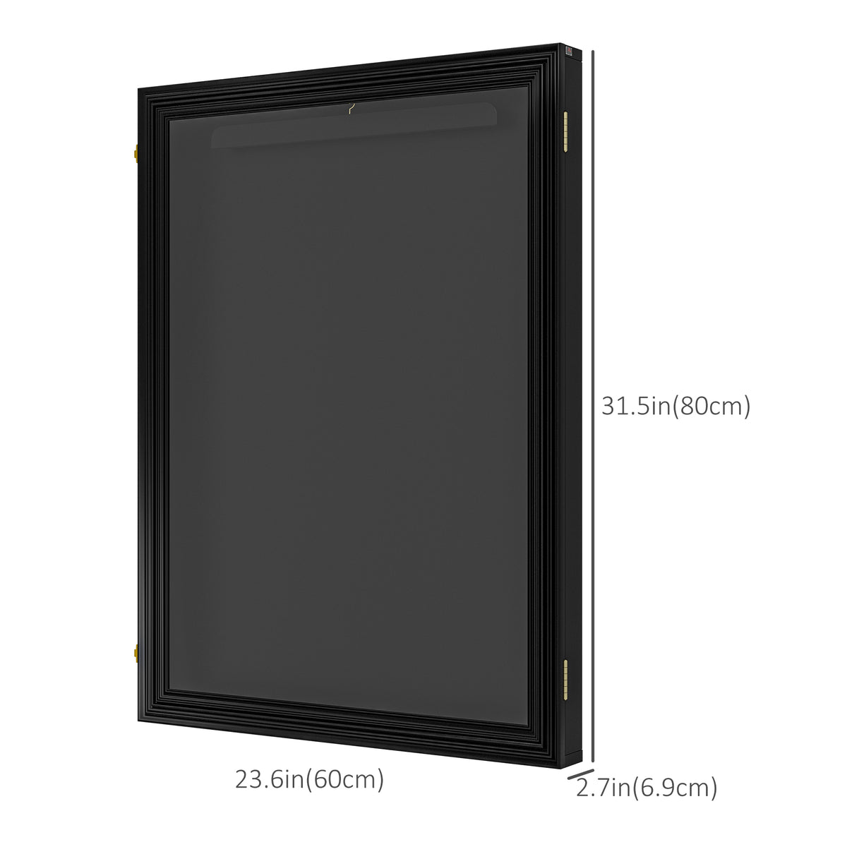 24" x 32" Hockey Jersey Frame, Jersey Shadow Box for Basketball, Football, Baseball, Black