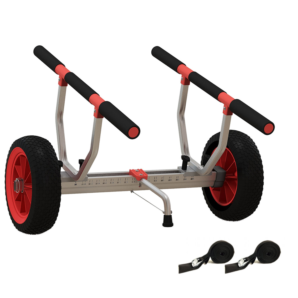 Soozier Kayak Cart Dolly Kayak Cart with Adjustable Width Green